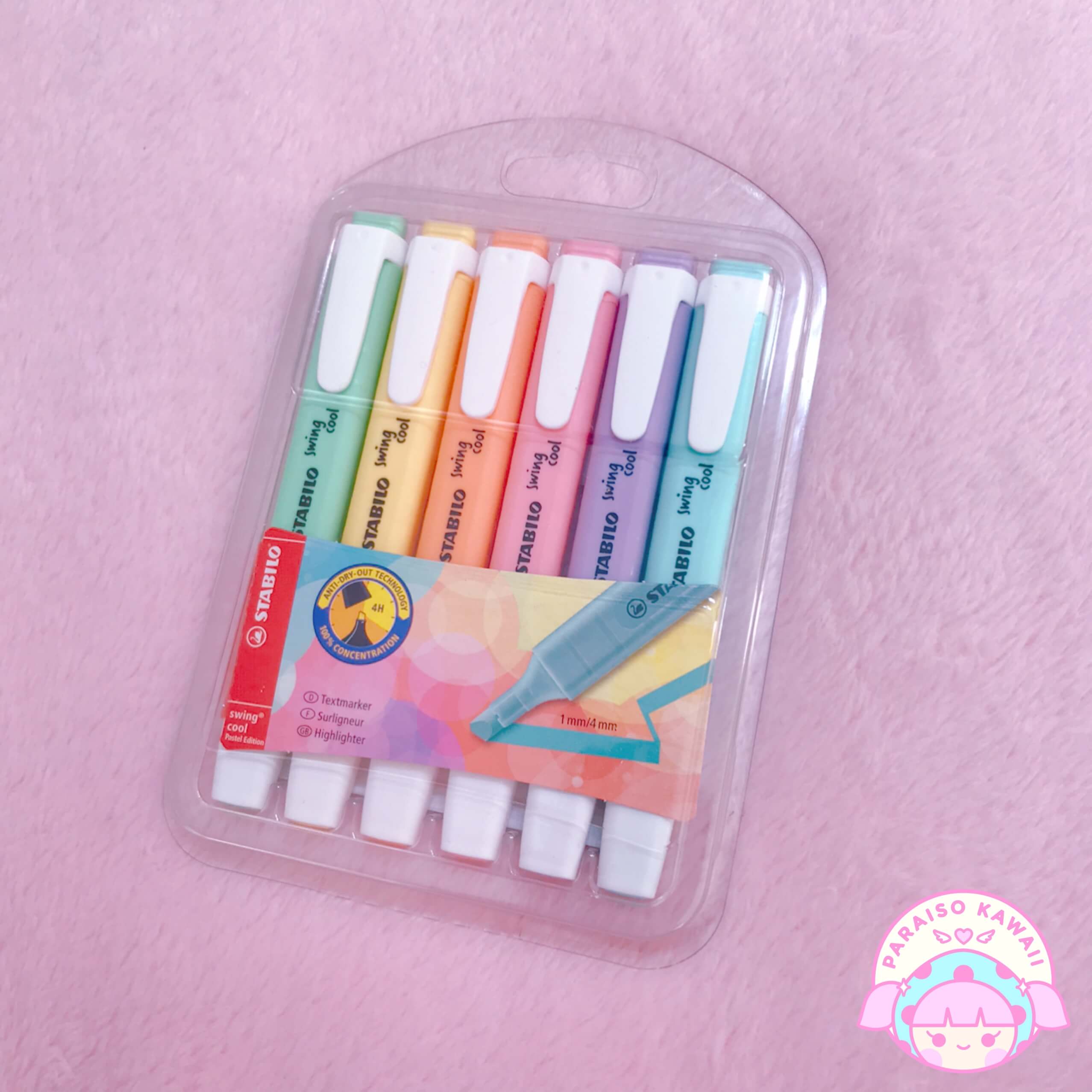 Set 6 Stabilo Swing Cool Pastel