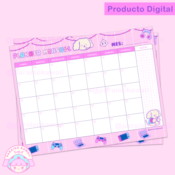 Archivo Digital – Planner Mensual Didi