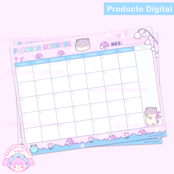 Archivo Digital – Planner Mensual Meimei