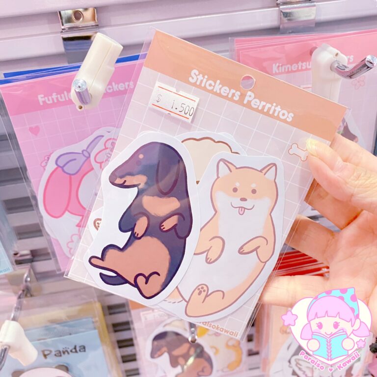 PKStudio – Stickers Perritos – Paraiso Kawaii
