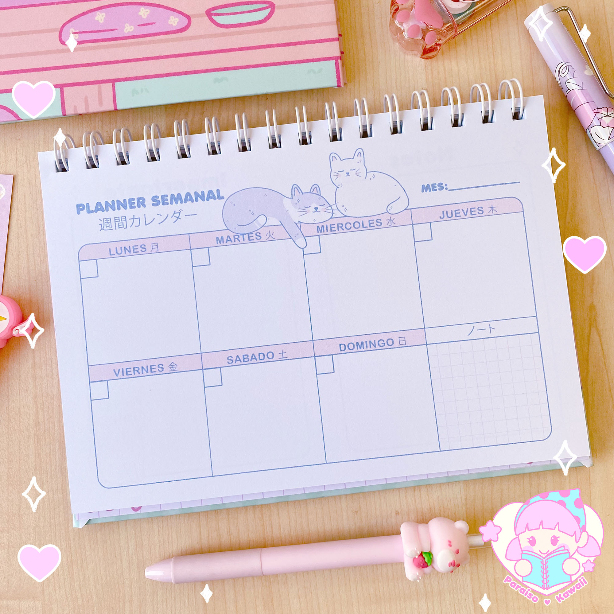 Planner Semanal Michi - A5 - Imagen 3