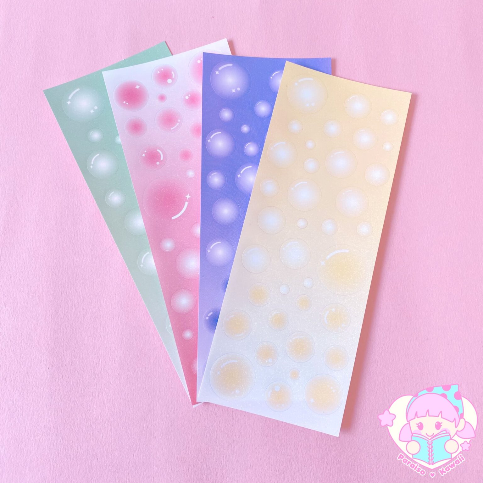 Stickers Burbujas – Paraiso Kawaii