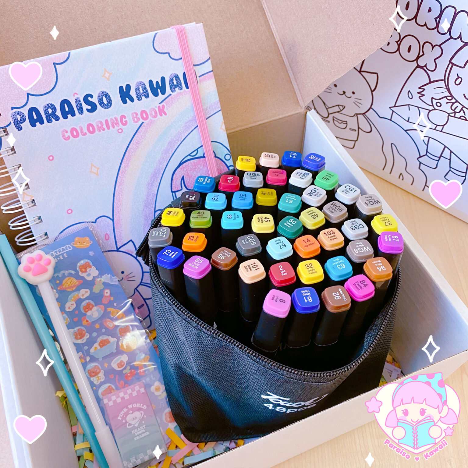 Coloring Box – Paraiso Kawaii