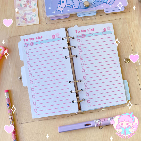 Binder A6 - Planner Diario Fufu - Imagen 4