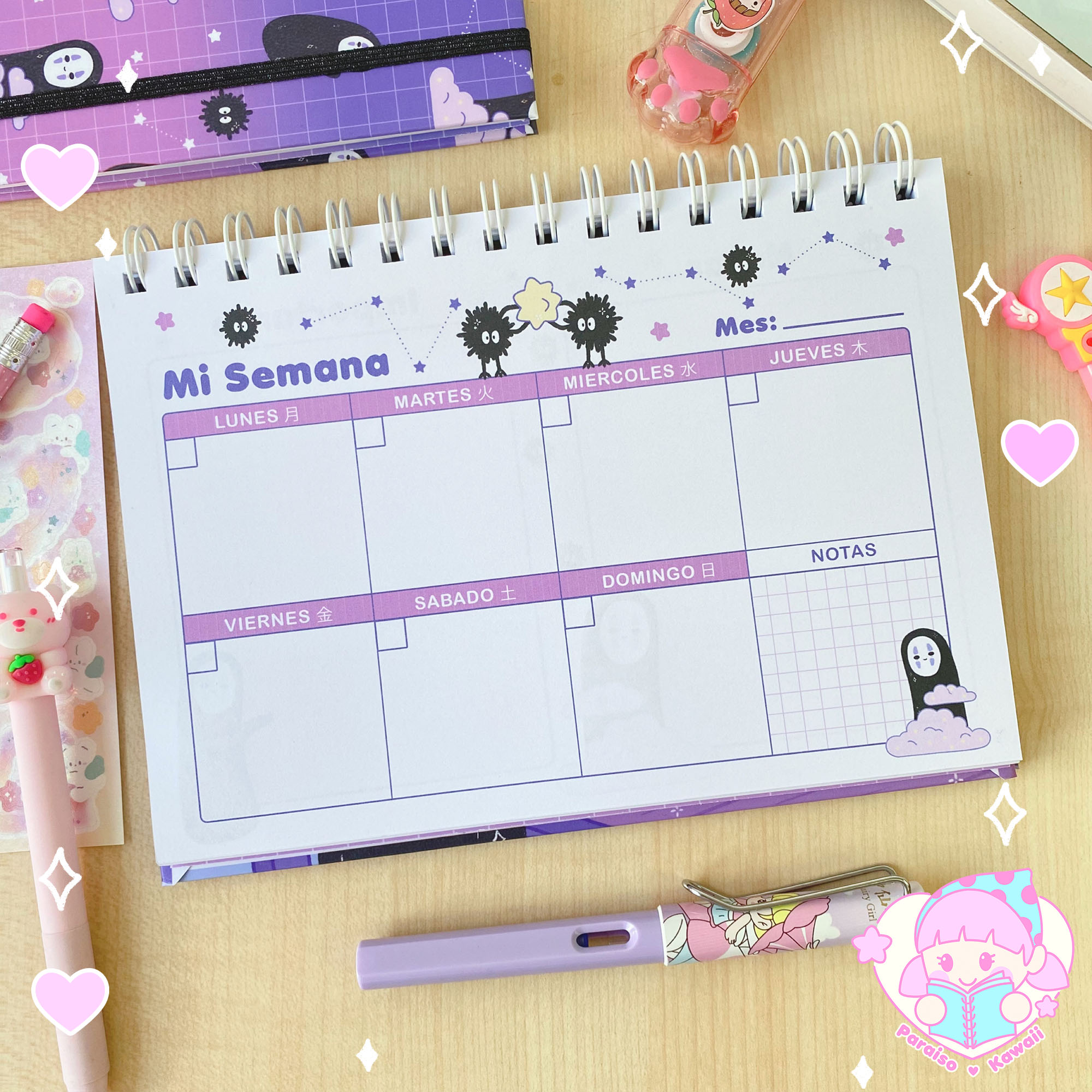 Planner Semanal Sin Cara - A5 - Imagen 2