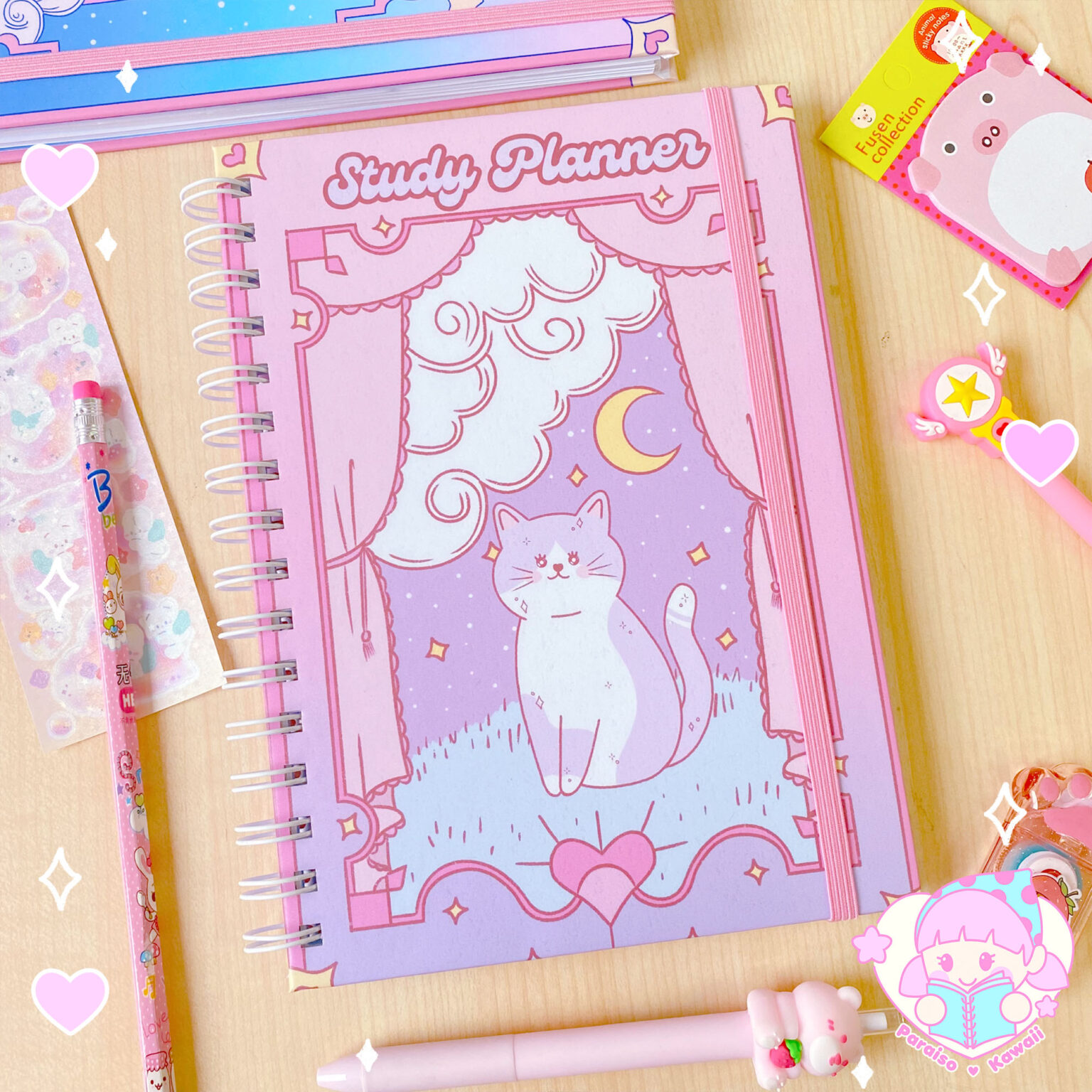 Study Planner Carnival A5 Paraiso Kawaii study-planner-carnival-a5-paraiso-kawaii