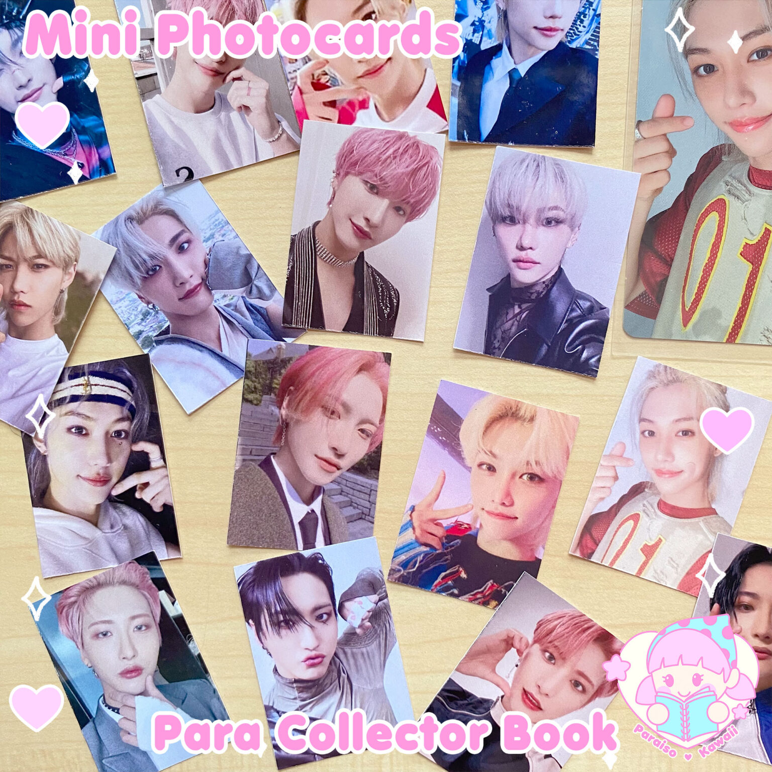 Mini Photocards 50 Mini Photocards – Collector Book – Paraiso Kawaii