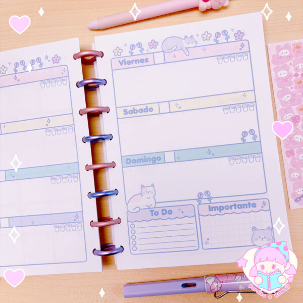 Planner Anual Discos - Michi A5 - Imagen 5