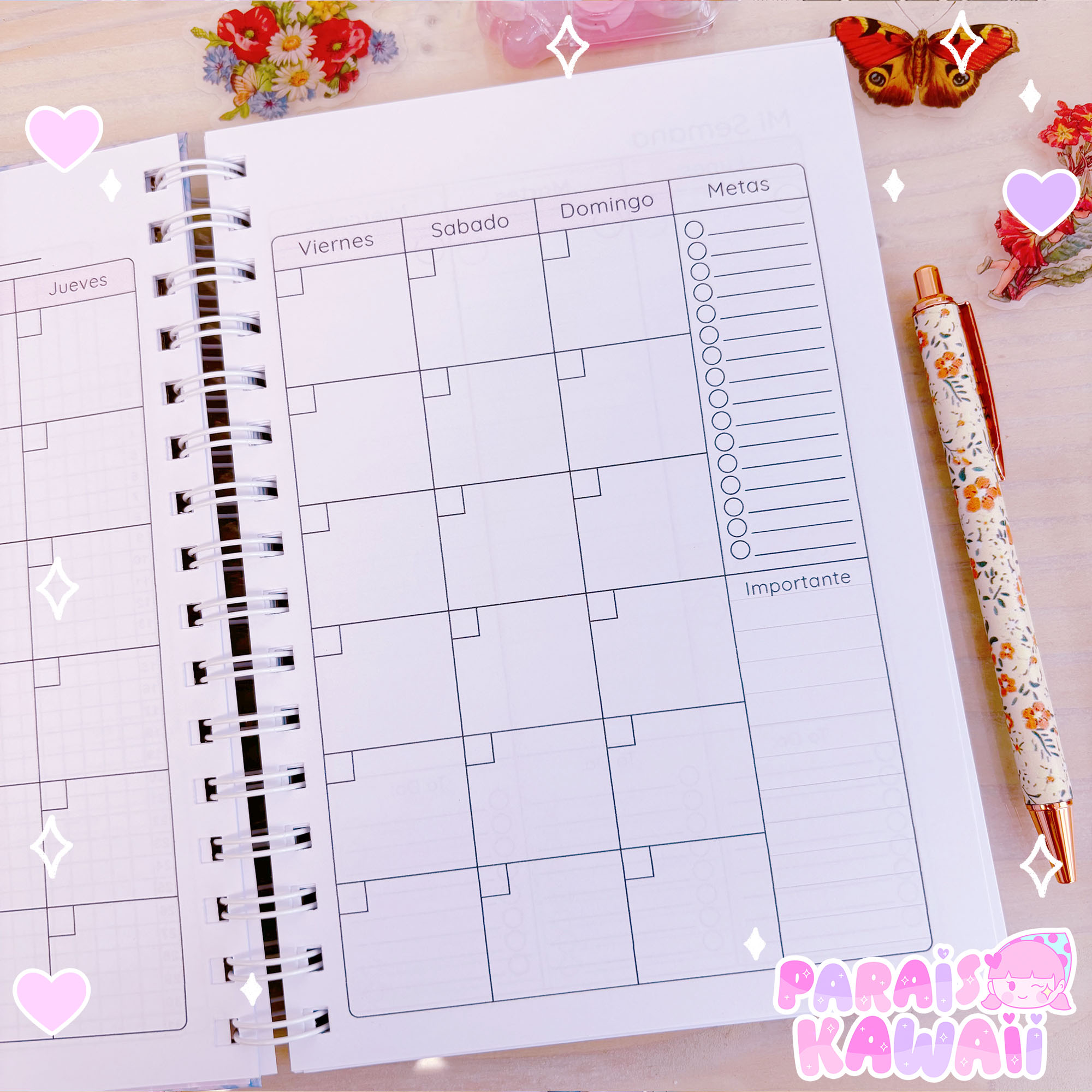 Planner Anual - Flower Bunny - Imagen 2