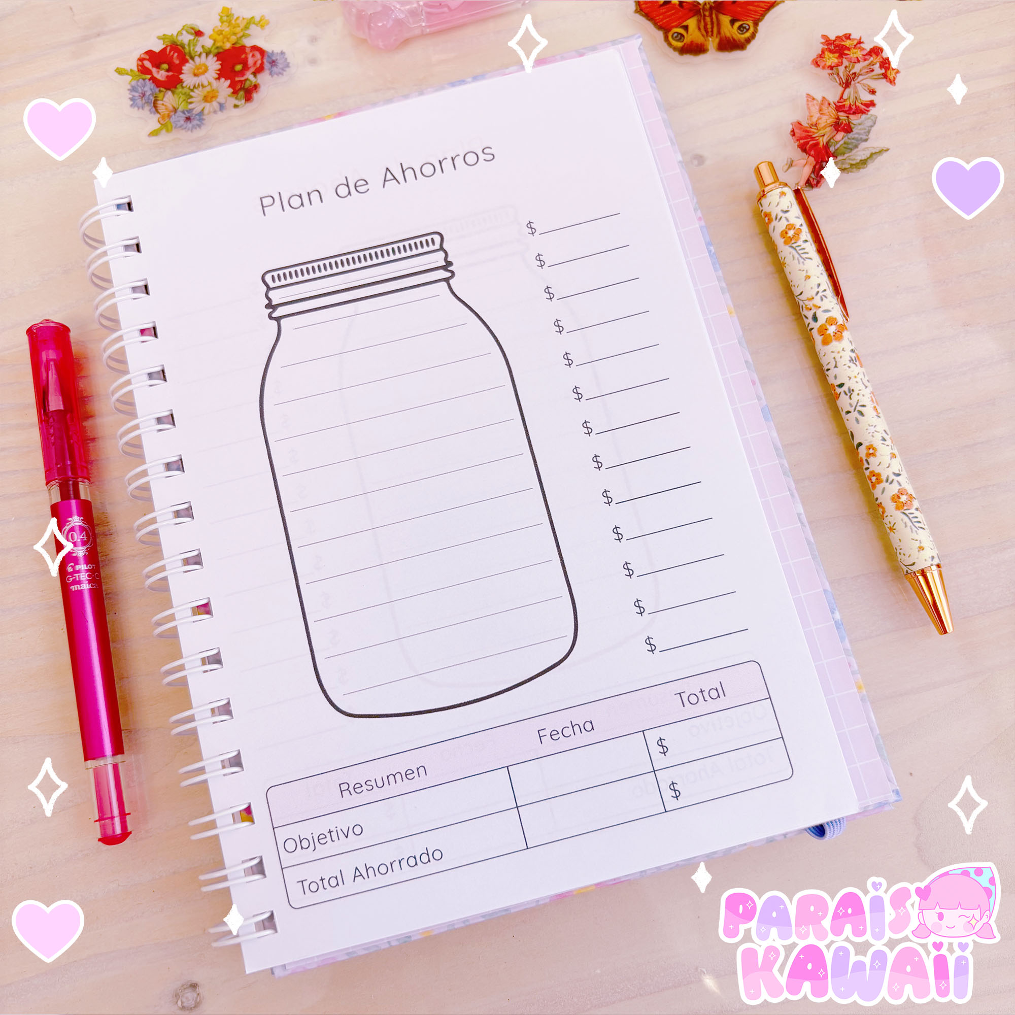 Planner Anual - Flower Bunny - Imagen 6