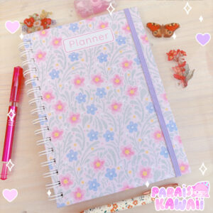 Planner Anual - Pink Flowers