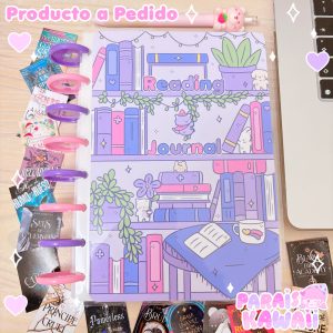 Reading Journal Discos Morado + Portadas