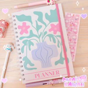 Planner Anual - Retro Flower