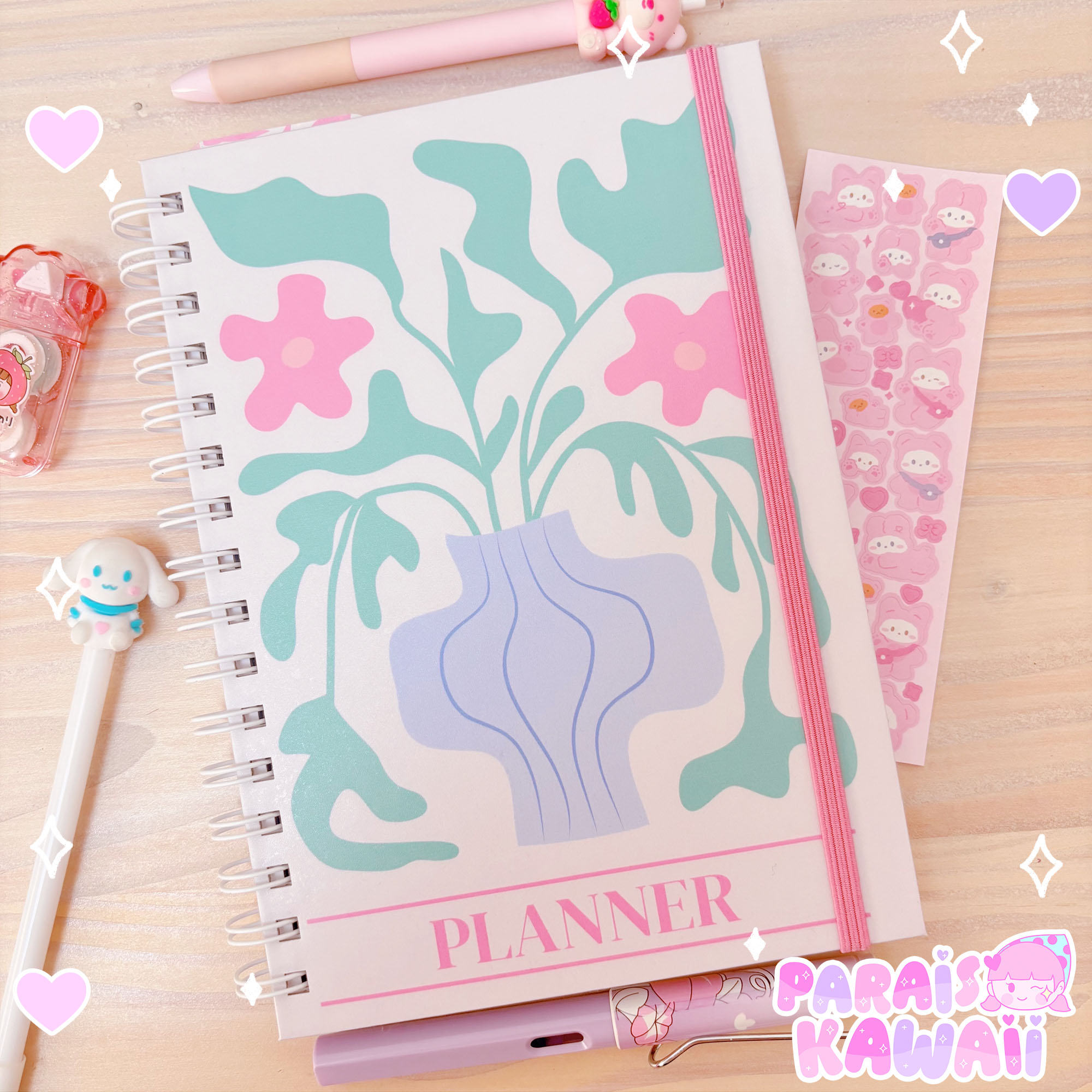 Planner Anual - Retro Flower
