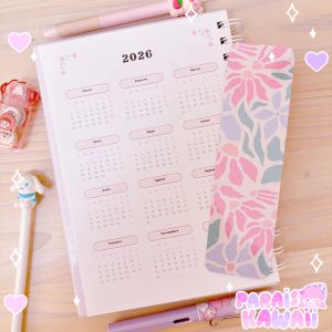 Alternative view of Planner Anual - Retro Flower