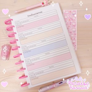Planner a Pedido - Kawaii Docente Discos - Imagen 8